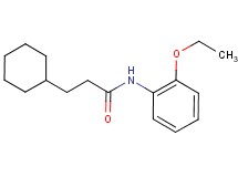 3-cyclohexyl-N-(2-ethoxyphenyl)propanamide