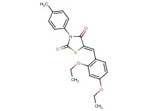 5-(2,4-diethoxybenzylidene)-3-(4-methylphenyl)-2-thioxo-1,3-thiazolidin-4-one