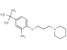 1-[3-(4-tert-butyl-2-methylphenoxy)propyl]piperidine oxalate