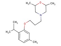 4-[3-(2-isopropyl-5-methylphenoxy)propyl]-2,6-dimethylmorpholine