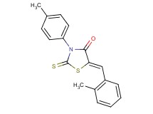 5-(2-methylbenzylidene)-3-(4-methylphenyl)-2-thioxo-1,3-thiazolidin-4-one