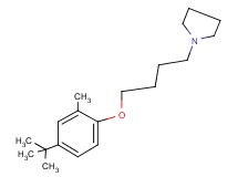 1-[4-(4-tert-butyl-2-methylphenoxy)butyl]pyrrolidine