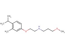 N-[2-(4-isopropyl-3-methylphenoxy)ethyl]-3-methoxy-1-propanamine oxalate