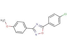 5-(4-chlorophenyl)-3-(4-methoxyphenyl)-1,2,4-oxadiazole