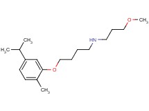 [4-(5-isopropyl-2-methylphenoxy)butyl](3-methoxypropyl)amine oxalate