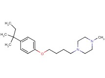 1-{4-[4-(1,1-dimethylpropyl)phenoxy]butyl}-4-methylpiperazine oxalate