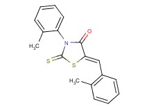 5-(2-methylbenzylidene)-3-(2-methylphenyl)-2-thioxo-1,3-thiazolidin-4-one