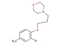4-[3-(2-bromo-4-methylphenoxy)propyl]morpholine