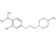 1-[2-(4-isopropyl-3-methylphenoxy)ethyl]-4-methylpiperidine oxalate