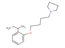 1-[4-(2-sec-butylphenoxy)butyl]pyrrolidine