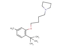 1-[4-(2-tert-butyl-5-methylphenoxy)butyl]pyrrolidine