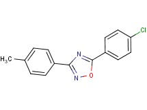5-(4-chlorophenyl)-3-(4-methylphenyl)-1,2,4-oxadiazole