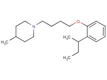 1-[4-(2-sec-butylphenoxy)butyl]-4-methylpiperidine oxalate