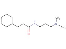 3-cyclohexyl-N-[3-(dimethylamino)propyl]propanamide