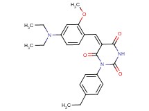 5-[4-(diethylamino)-2-methoxybenzylidene]-1-(4-ethylphenyl)-2,4,6(1H,3H,5H)-pyrimidinetrione