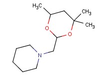 1-[(4,4,6-trimethyl-1,3-dioxan-2-yl)methyl]piperidine