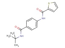 N-{4-[(tert-butylamino)carbonyl]phenyl}-2-thiophenecarboxamide