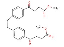 dimethyl 4,4'-(1,2-ethanediyldi-4,1-phenylene)bis(4-oxobutanoate)