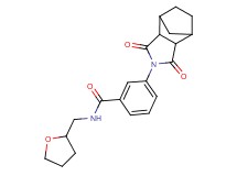 3-(3,5-dioxo-4-azatricyclo[5.2.1.0~2,6~]dec-4-yl)-N-(tetrahydro-2-furanylmethyl)benzamide