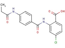 4-chloro-2-{[4-(propionylamino)benzoyl]amino}benzoic acid