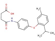 4-{[4-(2-isopropyl-5-methylphenoxy)phenyl]amino}-4-oxobutanoic acid