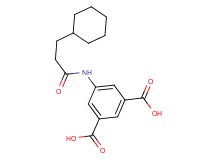 5-[(3-cyclohexylpropanoyl)amino]isophthalic acid