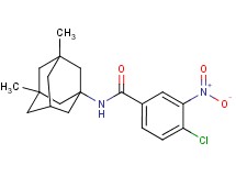 4-chloro-N-(3,5-dimethyl-1-adamantyl)-3-nitrobenzamide