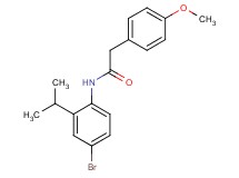 N-(4-bromo-2-isopropylphenyl)-2-(4-methoxyphenyl)acetamide