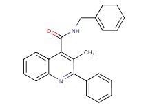 N-benzyl-3-methyl-2-phenyl-4-quinolinecarboxamide