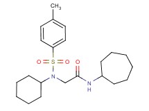 N~1~-cycloheptyl-N~2~-cyclohexyl-N~2~-[(4-methylphenyl)sulfonyl]glycinamide