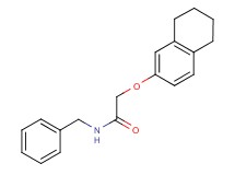 N-benzyl-2-(5,6,7,8-tetrahydro-2-naphthalenyloxy)acetamide