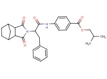 isobutyl 4-{[2-(3,5-dioxo-4-azatricyclo[5.2.1.0~2,6~]dec-4-yl)-3-phenylpropanoyl]amino}benzoate