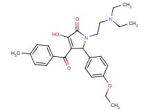 1-[2-(diethylamino)ethyl]-5-(4-ethoxyphenyl)-3-hydroxy-4-(4-methylbenzoyl)-1,5-dihydro-2H-pyrrol-2-one
