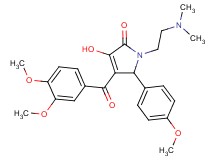 4-(3,4-dimethoxybenzoyl)-1-[2-(dimethylamino)ethyl]-3-hydroxy-5-(4-methoxyphenyl)-1,5-dihydro-2H-pyrrol-2-one