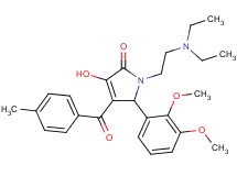 1-[2-(diethylamino)ethyl]-5-(2,3-dimethoxyphenyl)-3-hydroxy-4-(4-methylbenzoyl)-1,5-dihydro-2H-pyrrol-2-one