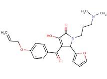 4-[4-(allyloxy)benzoyl]-1-[3-(dimethylamino)propyl]-5-(2-furyl)-3-hydroxy-1,5-dihydro-2H-pyrrol-2-one