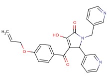 4-[4-(allyloxy)benzoyl]-3-hydroxy-5-(3-pyridinyl)-1-(3-pyridinylmethyl)-1,5-dihydro-2H-pyrrol-2-one
