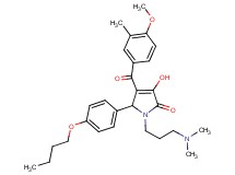 5-(4-butoxyphenyl)-1-[3-(dimethylamino)propyl]-3-hydroxy-4-(4-methoxy-3-methylbenzoyl)-1,5-dihydro-2H-pyrrol-2-one