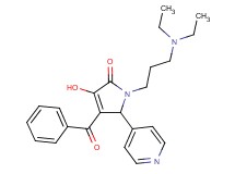 4-benzoyl-1-[3-(diethylamino)propyl]-3-hydroxy-5-(4-pyridinyl)-1,5-dihydro-2H-pyrrol-2-one