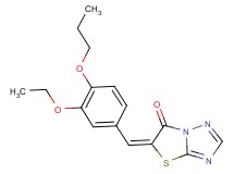 5-(3-ethoxy-4-propoxybenzylidene)[1,3]thiazolo[3,2-b][1,2,4]triazol-6(5H)-one