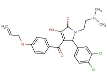 4-[4-(allyloxy)benzoyl]-5-(3,4-dichlorophenyl)-1-[2-(dimethylamino)ethyl]-3-hydroxy-1,5-dihydro-2H-pyrrol-2-one
