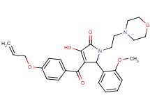 4-[4-(allyloxy)benzoyl]-3-hydroxy-5-(2-methoxyphenyl)-1-[2-(4-morpholinyl)ethyl]-1,5-dihydro-2H-pyrrol-2-one