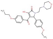 5-(4-ethoxyphenyl)-3-hydroxy-1-[2-(4-morpholinyl)ethyl]-4-(4-propoxybenzoyl)-1,5-dihydro-2H-pyrrol-2-one