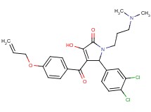 4-[4-(allyloxy)benzoyl]-5-(3,4-dichlorophenyl)-1-[3-(dimethylamino)propyl]-3-hydroxy-1,5-dihydro-2H-pyrrol-2-one