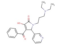 4-benzoyl-1-[3-(diethylamino)propyl]-3-hydroxy-5-(3-pyridinyl)-1,5-dihydro-2H-pyrrol-2-one