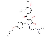 5-[4-(allyloxy)phenyl]-1-[3-(dimethylamino)propyl]-3-hydroxy-4-(4-methoxy-2-methylbenzoyl)-1,5-dihydro-2H-pyrrol-2-one