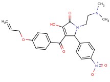 4-[4-(allyloxy)benzoyl]-1-[2-(dimethylamino)ethyl]-3-hydroxy-5-(4-nitrophenyl)-1,5-dihydro-2H-pyrrol-2-one