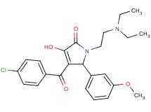 4-(4-chlorobenzoyl)-1-[2-(diethylamino)ethyl]-3-hydroxy-5-(3-methoxyphenyl)-1,5-dihydro-2H-pyrrol-2-one