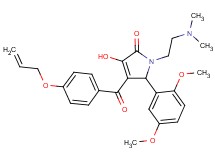 4-[4-(allyloxy)benzoyl]-5-(2,5-dimethoxyphenyl)-1-[2-(dimethylamino)ethyl]-3-hydroxy-1,5-dihydro-2H-pyrrol-2-one