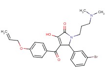 4-[4-(allyloxy)benzoyl]-5-(3-bromophenyl)-1-[3-(dimethylamino)propyl]-3-hydroxy-1,5-dihydro-2H-pyrrol-2-one